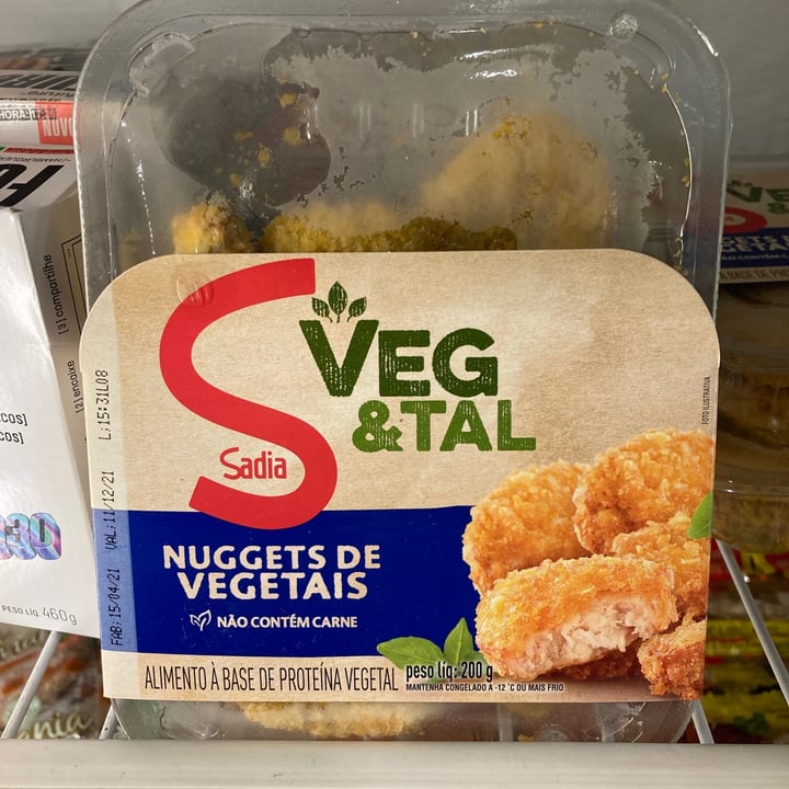 photo of Sadia Nuggets de Vegetais shared by @laisa on  15 Sep 2021 - review