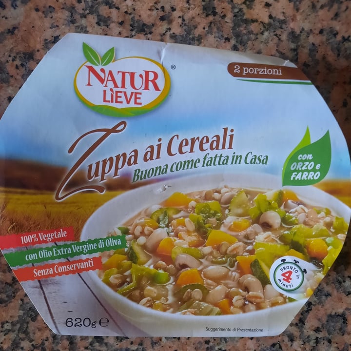 photo of Natur Lieve Zuppa ai cereali shared by @vegantizi on  10 Jul 2022 - review