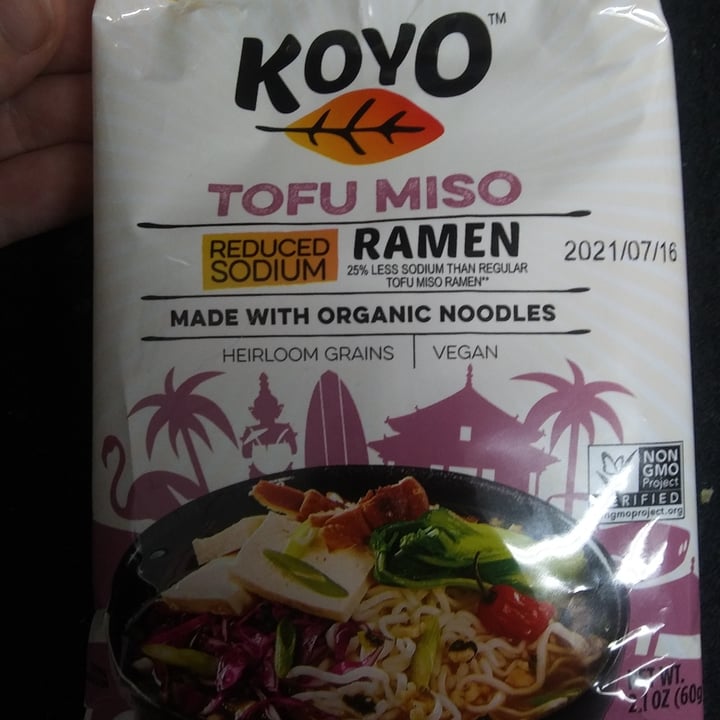 photo of Koyo Reduced Sodium Tofu Miso Ramen shared by @alianahawke on  17 Jan 2021 - review