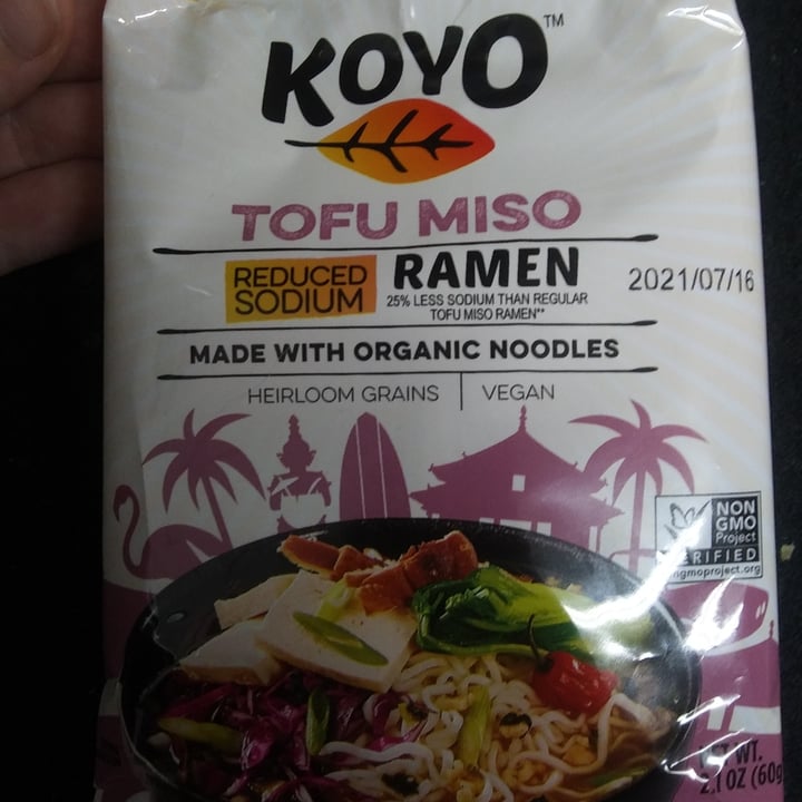 review photo of Koyo Reduced Sodium Tofu Miso Ramen shared by @alianahawke on 17 Jan 2021 - review