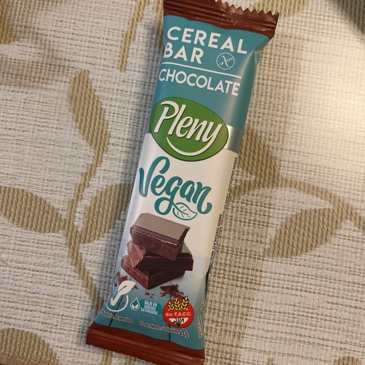 photo of Pleny Barra De Cereal Con Chocolate shared by @camilacds on  16 Sep 2021 - review
