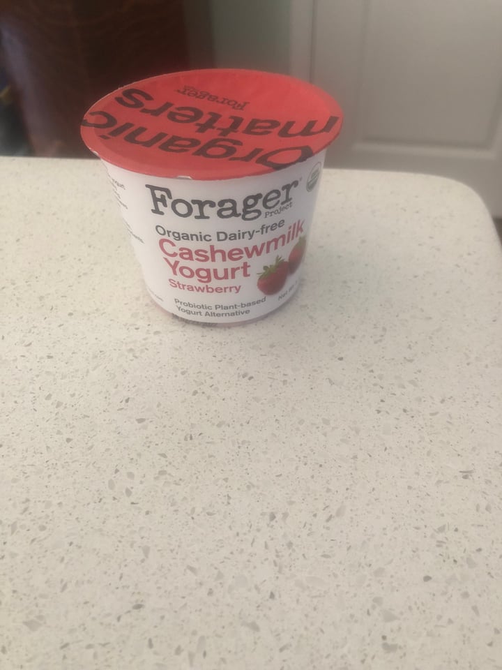 photo of Forager Project Organic Dairy-free Cashewmilk Yogurt Strawberry shared by @nisharespect on  08 Apr 2022 - review