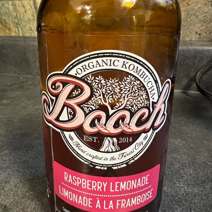 photo of Booch Organic Kombucha Raspberry Lemonade shared by @veganmika on  21 Apr 2022 - review
