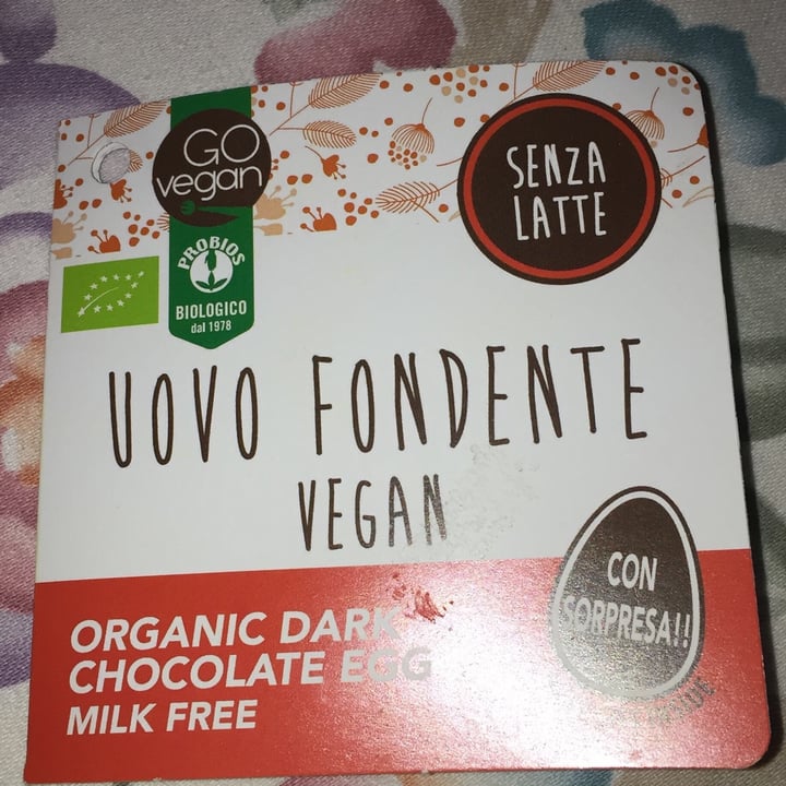 review photo of Probios Uovo cioccolato fondente shared by @erica0787 on 19 Apr 2022 - review