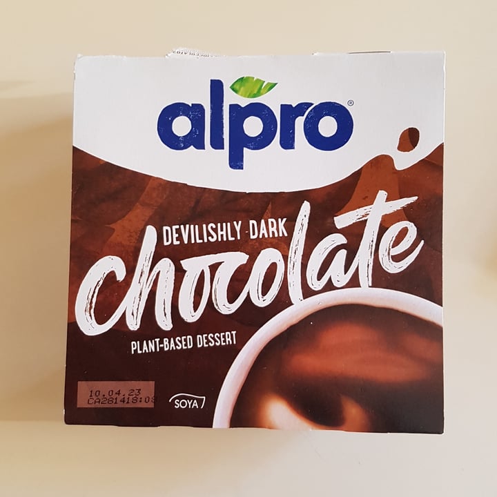 review photo of Alpro Dark Chocolate Dessert shared by @gabrielesartori on 26 Sep 2022 - review