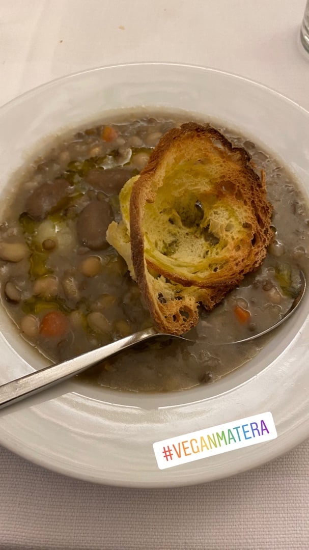 review photo of La Grotta nei Sassi Sopa de legumbres shared by @pauladelav on 22 Feb 2020 - review