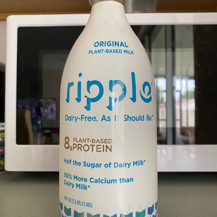 photo of Ripple Foods Original Plant-Based Milk shared by @rgtowle on  28 Aug 2021 - review