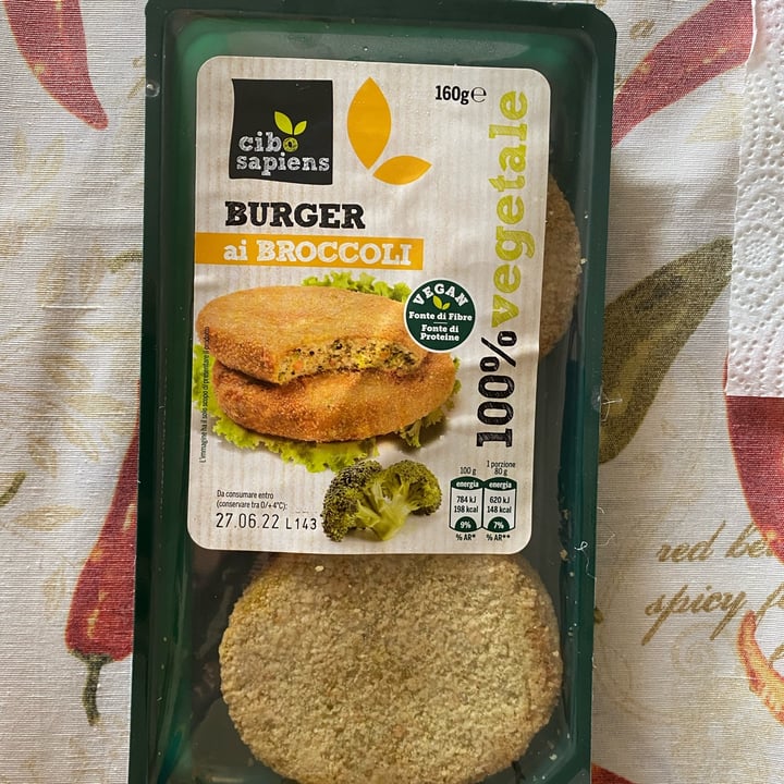 photo of Cibo Sapiens Burger Ai Broccoli shared by @alessandrabertuzzi on  24 Jun 2022 - review