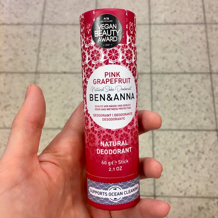 review photo of Ben & Anna Desodorante Pink Grapefruit shared by @meerliebe on 21 Oct 2021 - review