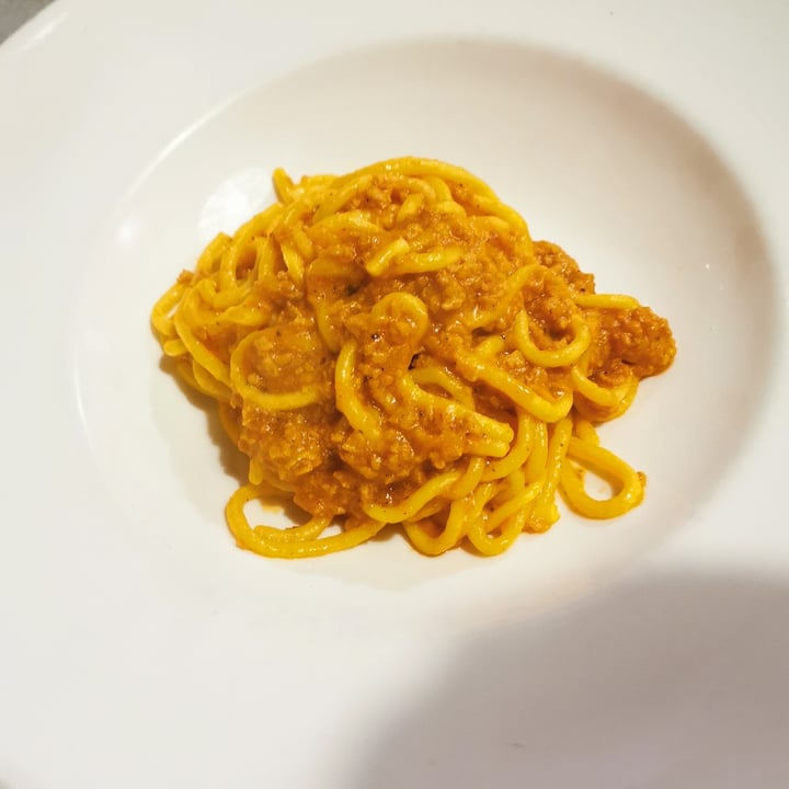 photo of Ristorante Vegano Biologico La Lanterna Bigoli Al Ragù Di Soia shared by @polpettina on  05 Jun 2022 - review