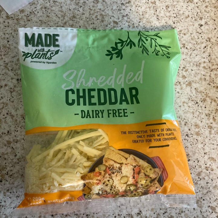 photo of Made With Plants Dairy Free Shredded Cheddar  shared by @disarr on  26 Apr 2022 - review