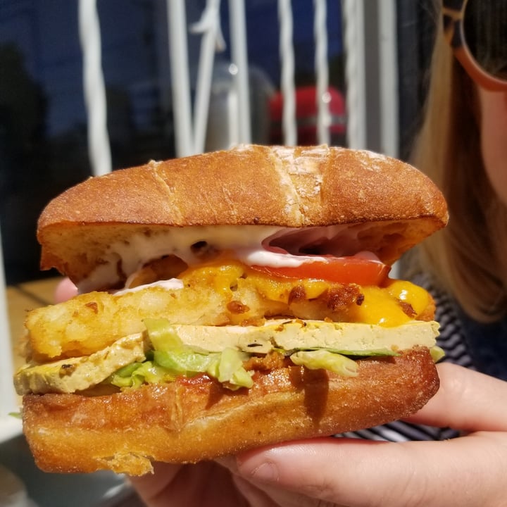 photo of Fern Cafe and Bakery "The Big Bad" Breakfast Sandwich shared by @veganonvanisle on  31 May 2021 - review