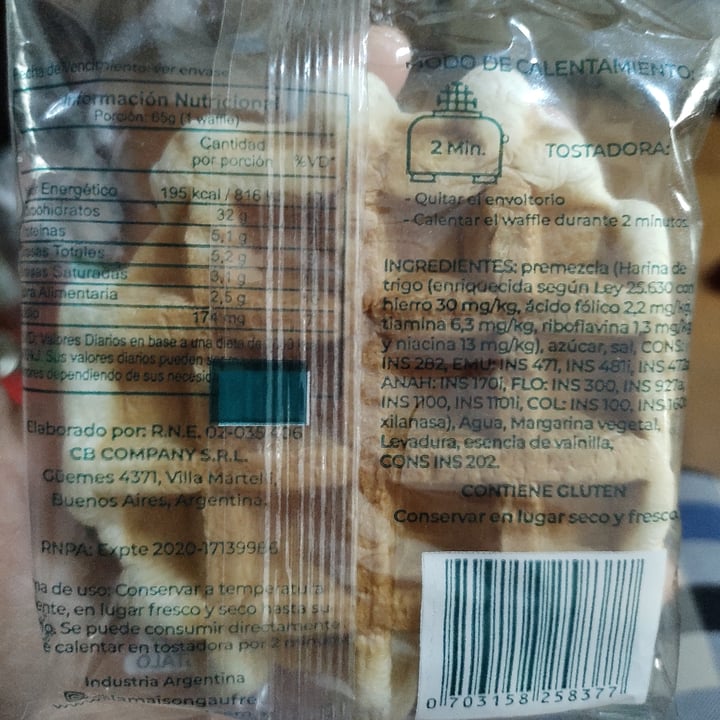 review photo of La Maison Gáufre Belgian Waffle Vegan shared by @sofilemos on 04 Apr 2021 - review