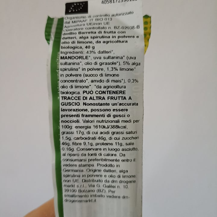 photo of dmBio Spirulina & Zitrone shared by @kappyr01 on  04 Oct 2022 - review