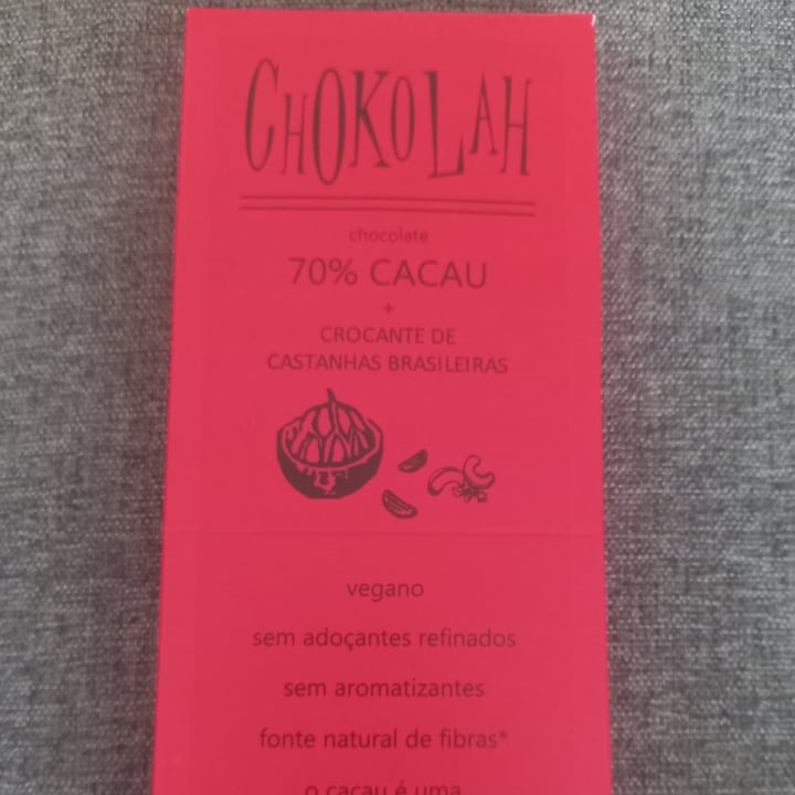 photo of Chokolah Chocolate 70% Cacau shared by @kellycb on  22 Sep 2022 - review