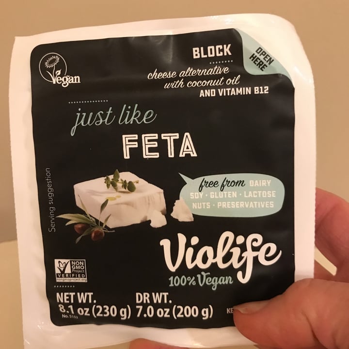 photo of Violife Greek White (Block/Panetto) shared by @baileysmom1985 on  27 Dec 2020 - review