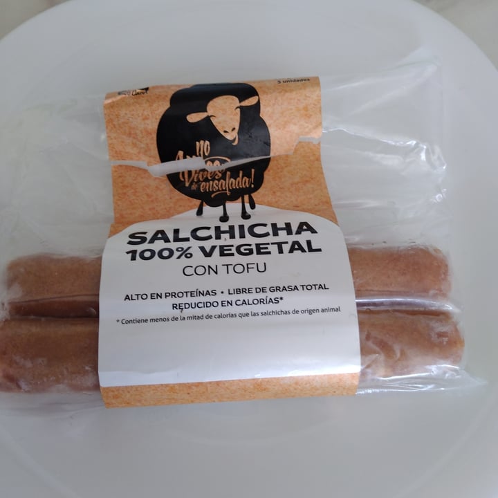 photo of No Vives de Ensalada! Salchicha 100% Vegetal con Tofu shared by @nicolaravena on  15 Jan 2021 - review