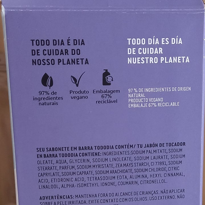 photo of Natura Sabonete de Algodão Natura Tododia shared by @marina0606 on  17 Feb 2022 - review