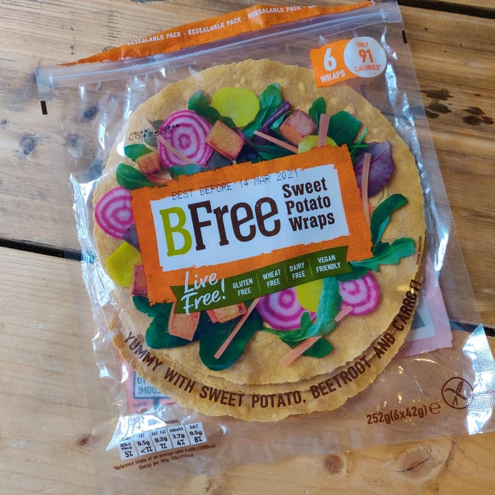 photo of BFree Sweet Potato Wraps shared by @inowa on  14 Mar 2021 - review