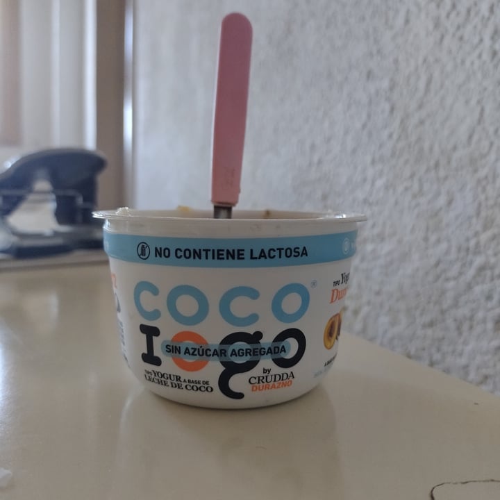 photo of Crudda Yogur a Base de Coco sabor Durazno Sin Azúcar Agregada shared by @aldana1997 on  10 Sep 2022 - review