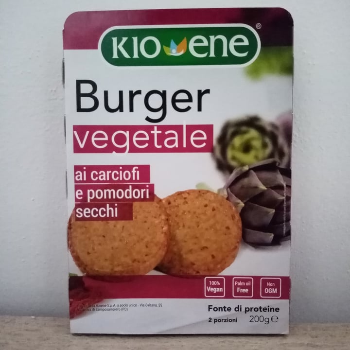 photo of Kioene Burger ai carciofi e pomodori secchi shared by @federicanieri on  07 Dec 2020 - review