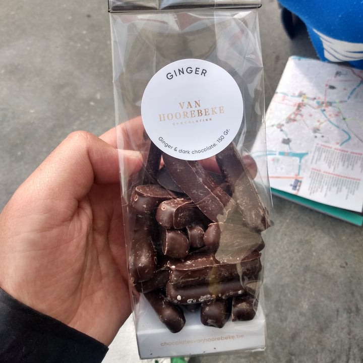 photo of Chocolaterie Luc Van Hoorebeke chocolate con jengibre shared by @marenv on  30 Apr 2022 - review