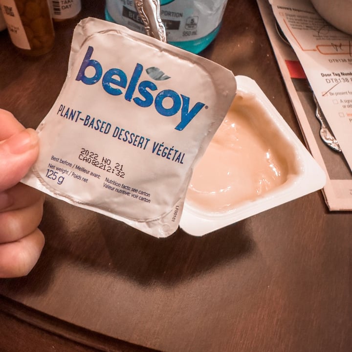 review photo of Belsoy Vanilla Pudding shared by @rnyvegan on 20 Sep 2022 - review