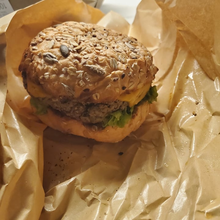 photo of Shake Farm Proper Impossible Burger shared by @crueltyfreetan on  10 Jun 2022 - review
