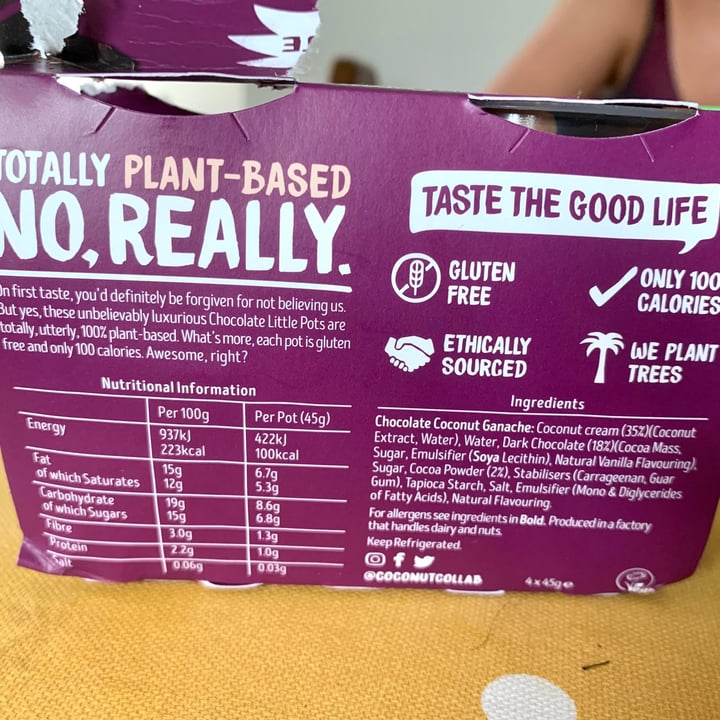 photo of The Coconut Collaborative Choc pot shared by @vegpledge on  19 Aug 2021 - review