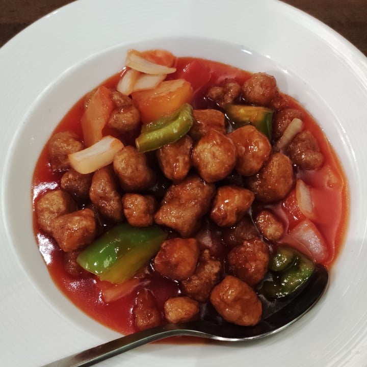 review photo of Vegan Planet Cantonese Style Sweet &Sour Veg. Chicken shared by @ericaatt on 22 Aug 2022 - review