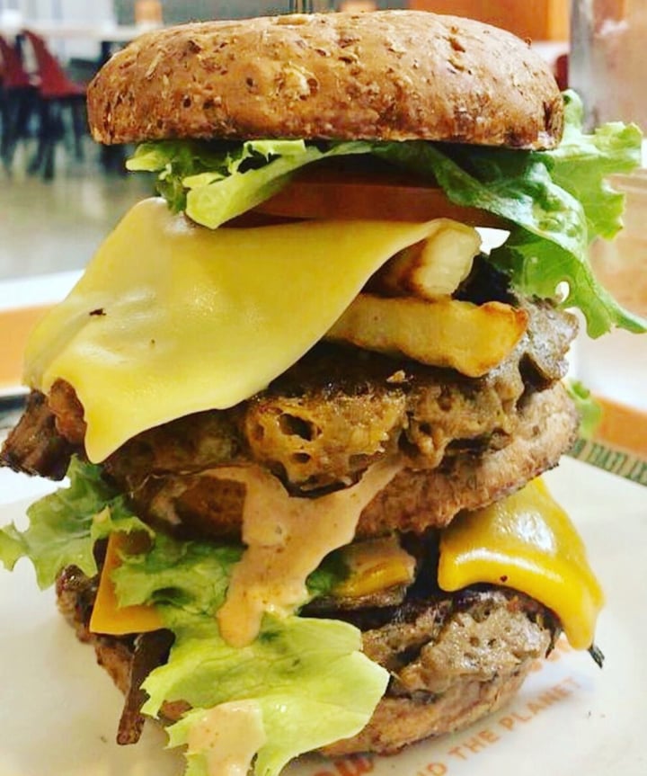photo of Next Level Burger San Francisco The Animal Burger shared by @citybythbayvegan on  29 Apr 2019 - review