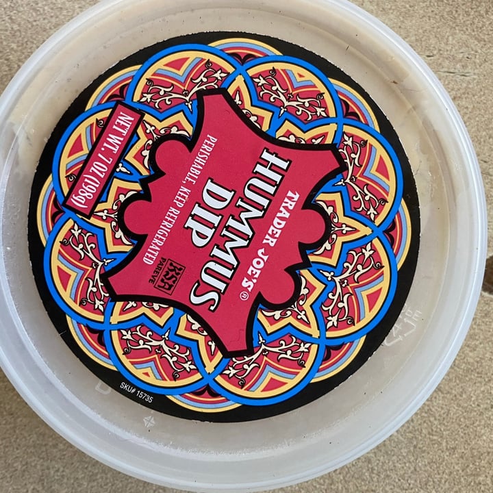 photo of Trader Joe's Hummus Dip shared by @paolar8 on  14 Sep 2021 - review