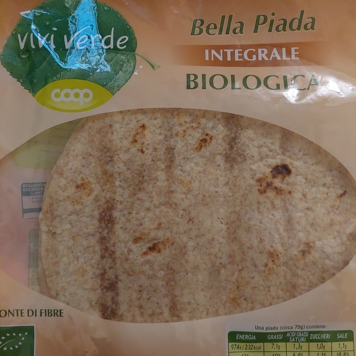 photo of Vivi Verde Coop Bella piada integrale bio shared by @michelam on  11 Dec 2022 - review