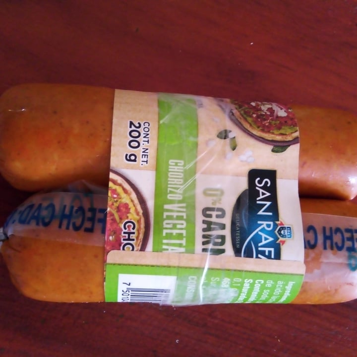 review photo of San Rafael Chorizo vegetariano con alubias shared by @auroxluz on 19 Jul 2022 - review