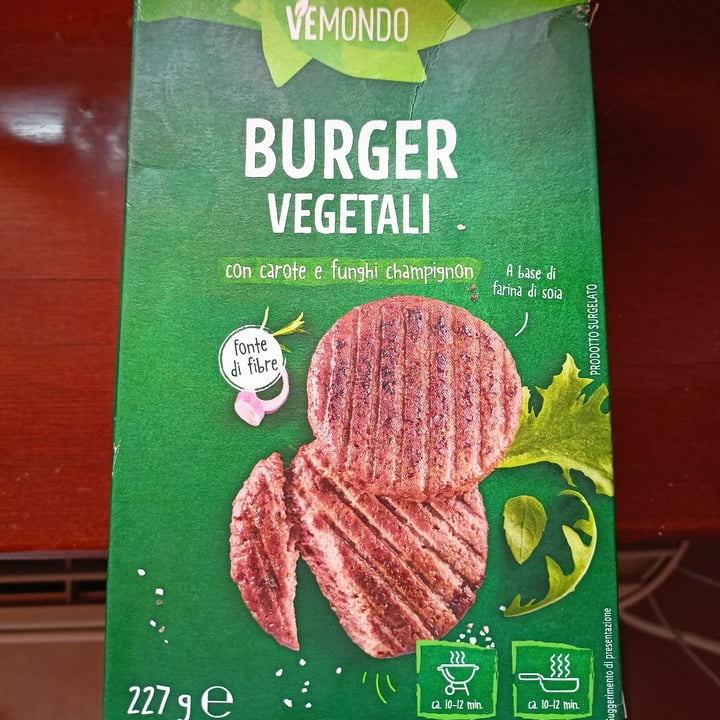 photo of Vemondo 2 Burger con carote e funghi champignon shared by @earthalice on  07 Apr 2022 - review