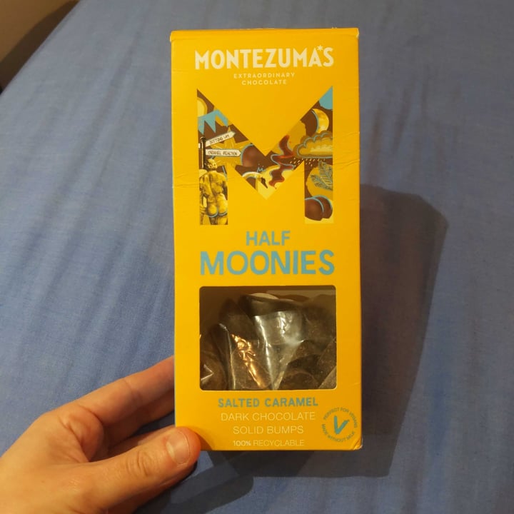 review photo of Montezuma's Salted Caramel Half Moonies shared by @whiterabbit8 on 11 Jan 2021 - review