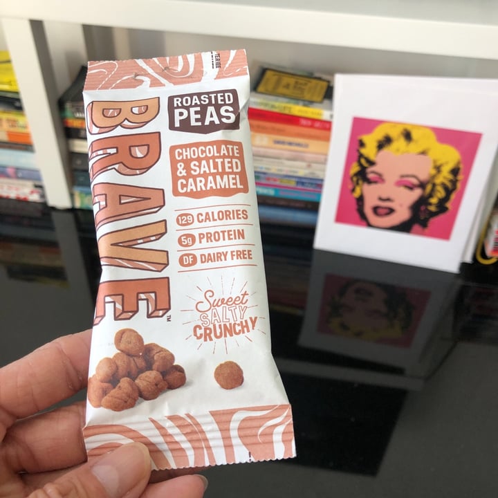photo of Brave Chocolate & Sea Caramel coated Roasted Peas shared by @ctansg on  17 Jul 2020 - review