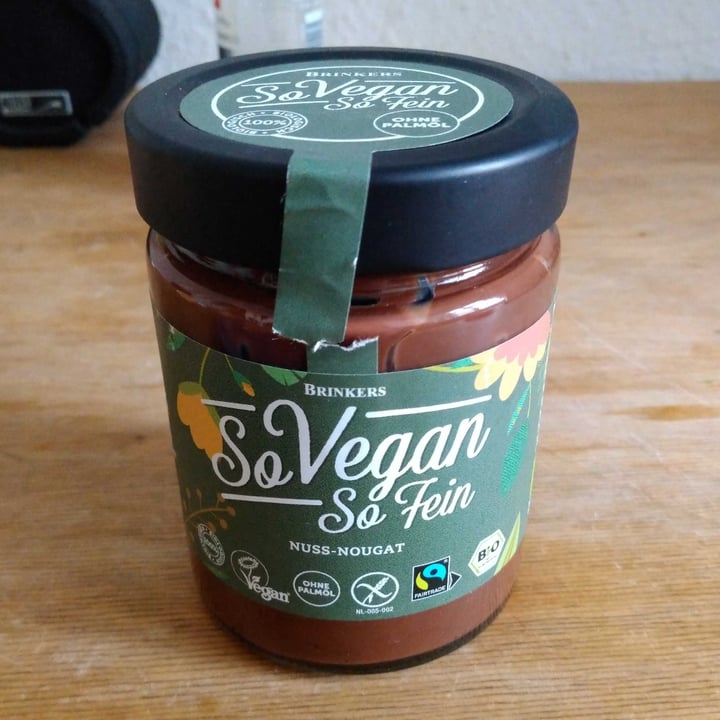 review photo of Brinkers So vegan so fein Nuss-Nougat shared by @marcosfeminella on 13 Feb 2022 - review