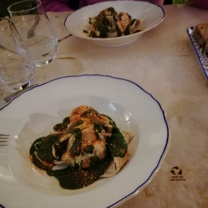 photo of Sottobosco Bistrot Pappardelle Con Salsa Di Noci, Cavolo Nero E Polvere Di Finferli shared by @lisistrata on  14 Mar 2022 - review