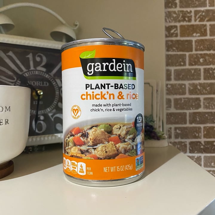 photo of Gardein Chick’n & Rice Soup shared by @yarilovezzucchini on  14 May 2022 - review