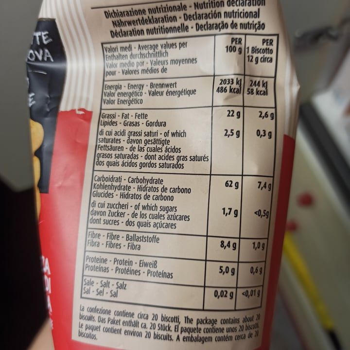 review photo of Nutri Si Biscofibre senza zuccheri aggiunti - Senza Glutine shared by @elanorya on 10 Jun 2021 - review