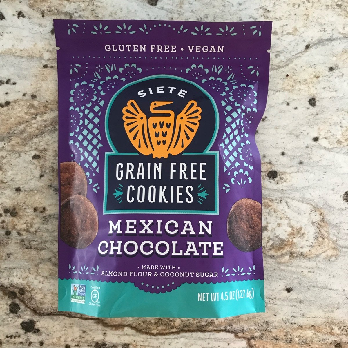 Siete Grain Free Mexican Chocolate Cookies, 4.5 oz