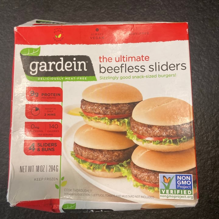photo of Gardein The Ultimate Beefless Sliders shared by @uninterestingvegan on  02 Jul 2021 - review
