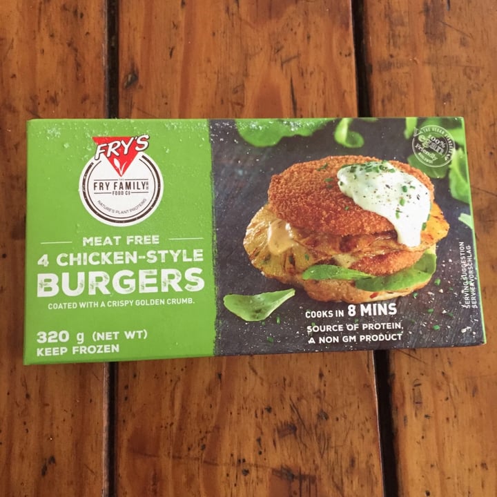 photo of Fry's Family Food Chicken-Style Burgers shared by @bernicebotes on  24 Jun 2020 - review