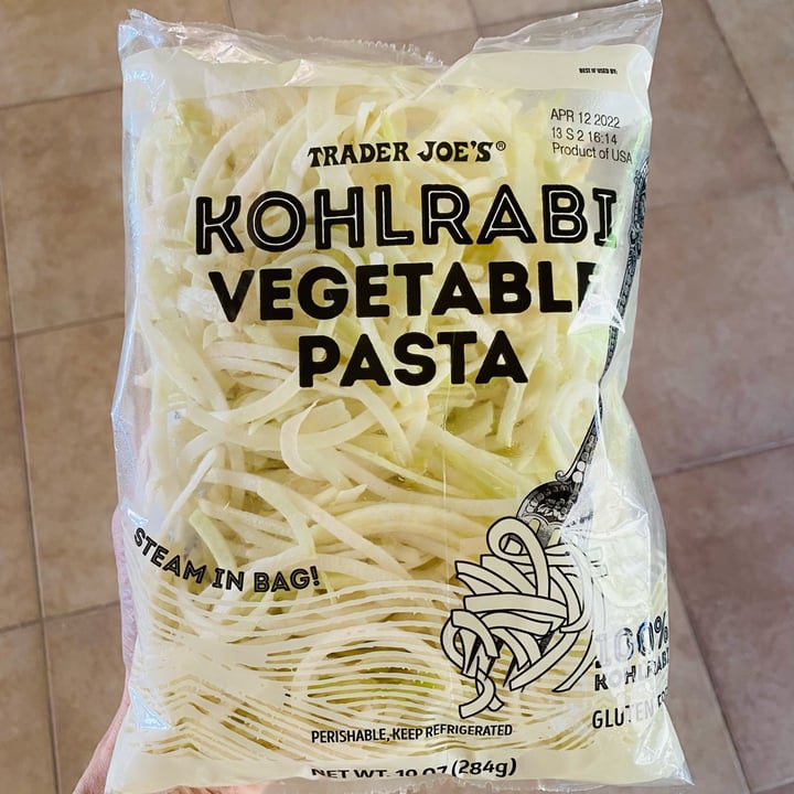 Trader Joe's Kohlrabi Vegetable Pasta Review abillion