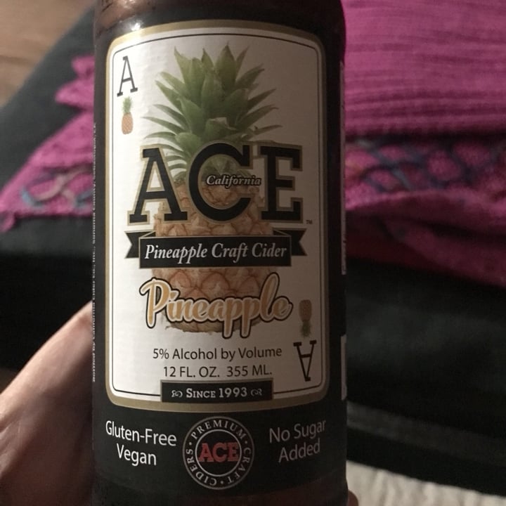 photo of Ace California Pineapple Craft Cider shared by @wiskiemimigingy on  06 Sep 2020 - review