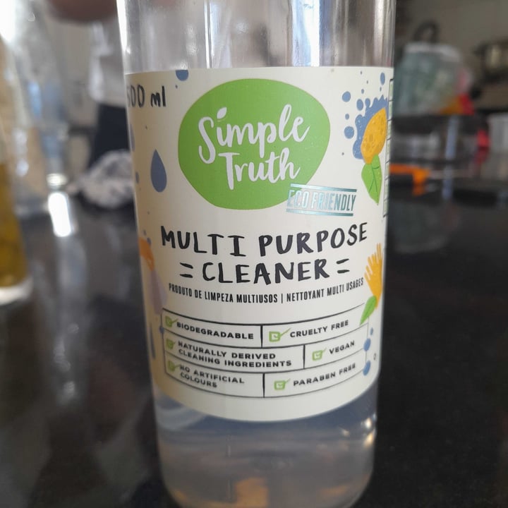 photo of Simple Truth All Purpose Cleaner shared by @earthlingkirsten on  21 May 2022 - review