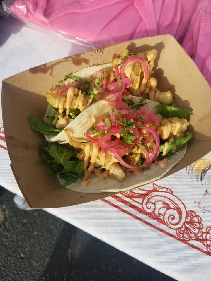 photo of Reverie Mobile Kitchen (Food Truck) Cauliflower Tacos shared by @joegoetzke on  04 Sep 2018 - review