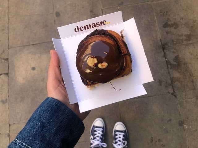 菜肴“Cinnamon roll de nutella”的照片