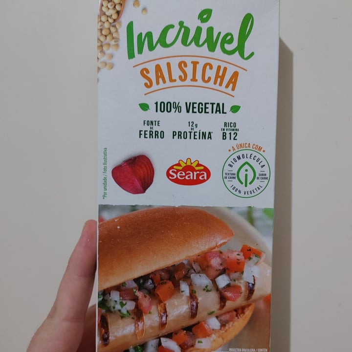 photo of Seara Incrível Salsicha 100% vegetal shared by @cberto on  22 Apr 2022 - review